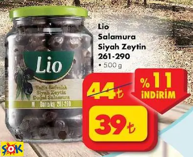 LİO SALAMURA SİYAH ZEYTİN LİO SALAMURA SİYAH ZEYTİN